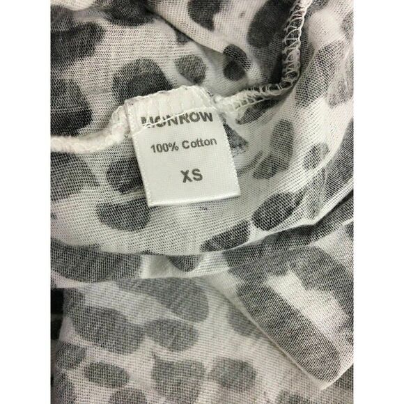 Monrow Leopard Print Long fitted tank top - Picture 7 of 9